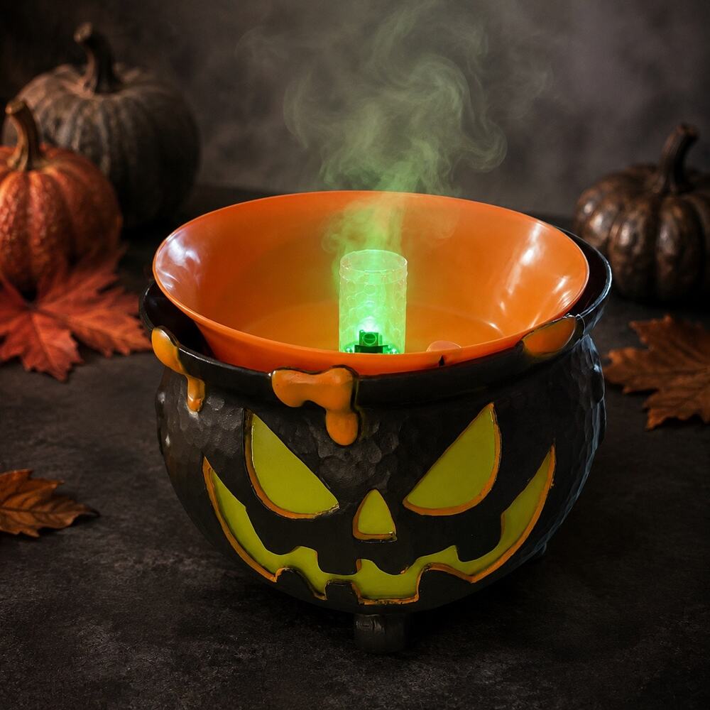 Hyde and EEK Misting Cauldron Halloween Green Light Fogger Target New